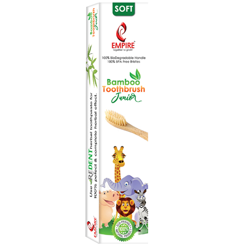 BAMBOO JUNIOR TOOTH BRUSH - 1PC